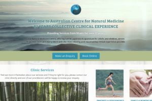 Australian Centre for Natural Medicine screenshot