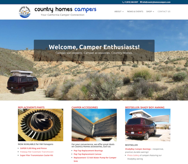 country homes campers screenschot